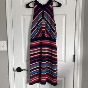 colorful halter dress